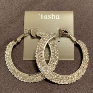 Rhinestone hoops